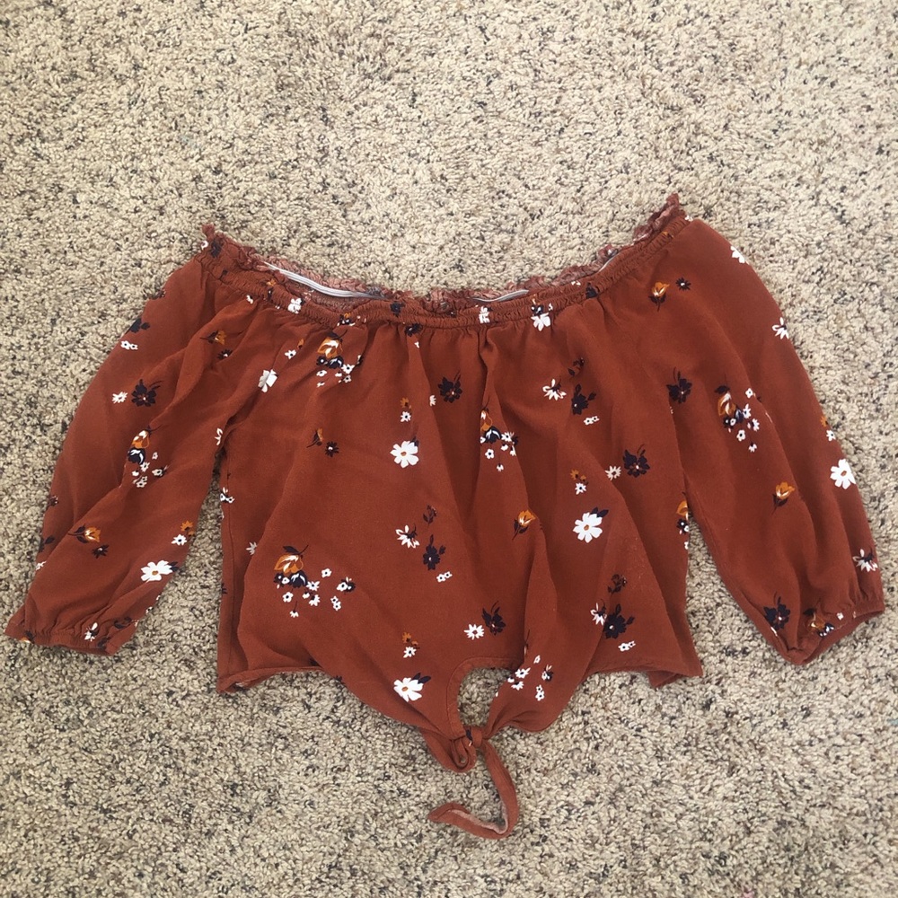 off the shoulder shirt from tillys